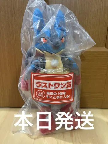 제일복권 포켓몬 메가진화 라스트원상 메가 루카리오 봉제 인형