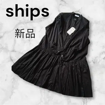 [ 새상품 미사용 ] SHIPS 쉽스 무릎 기장 원피스 네이비