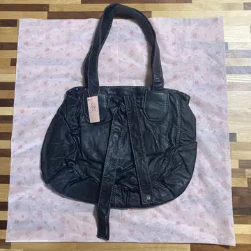 레베카 테일러 토트백 천연 가죽 블랙