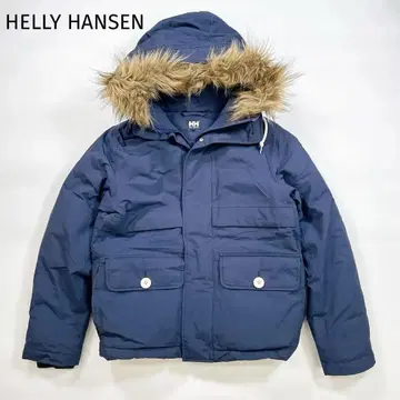 새상품급 HELLY HANSEN 다운 자켓 네이비 M