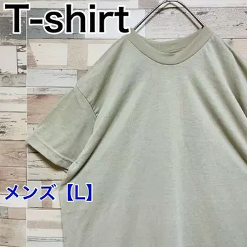 YE17 [ US 수입 ] 반팔 T셔츠 [ 남성용 L ] 샌드베이지색