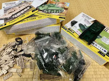 cobi 처칠 m4 샤먼 티거 탱크 1/48 정크 세트