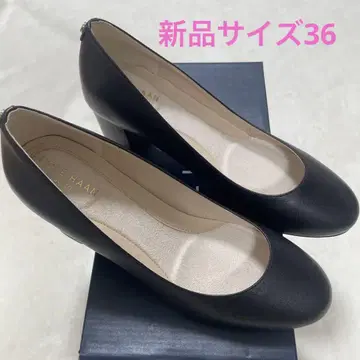 콜한 펌프스 힐 블랙 36