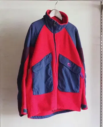 Lowe Alpine 플리스 자켓 레드/네이비