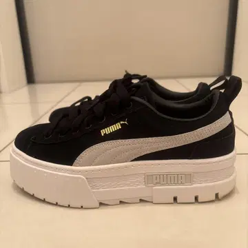 PUMA 플랫폼 스니커즈 블랙/화이트