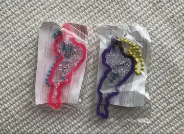 비와코 아크릴 키링 마키노 한정판 핑크 보라색 메타세콰이어