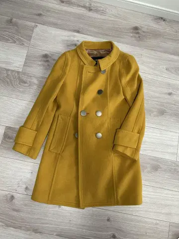 Alakhouse Devrinett Luxe 더블 브레스트 피 코트