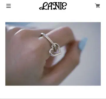 Lanie 라니 체인 반지 하트 9호 10호
