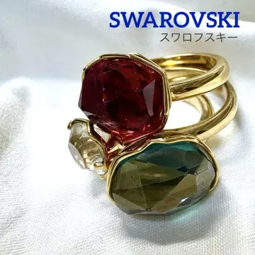 SWAROVSKI 스와로브스키 반지 3세트 14호