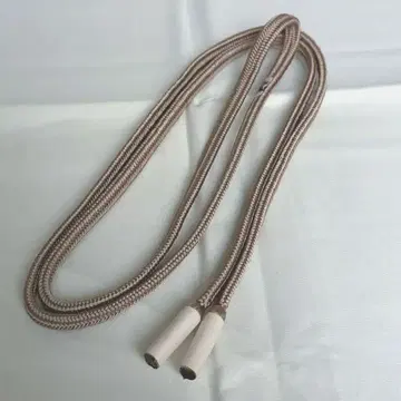 도묘 허리띠 화이트 브라운