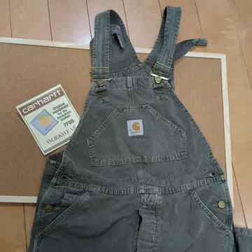 Carhartt 7B5 그레이 오버롤 에드윈 일본제