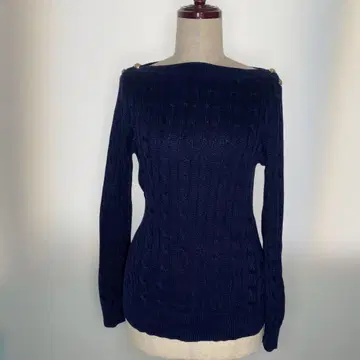 랄프 로렌 케이블 니트 스웨터 긴팔