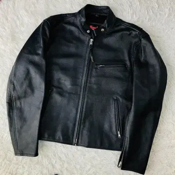 [ 인기 ] Rookie Leather 라이더스 소가죽 두꺼운 가죽 자켓
