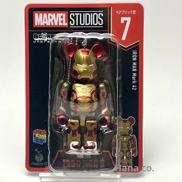 MARVEL 해피 복권 베어브릭상 7 아이언맨 마크 42