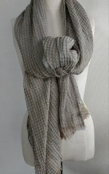 Babaghuri 바바구리 요건 레일 실크x린넨x면 스톨