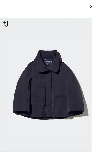 UNIQLO+J 질 샌더 하이브리드 다운 자켓 네이비 S 사이즈