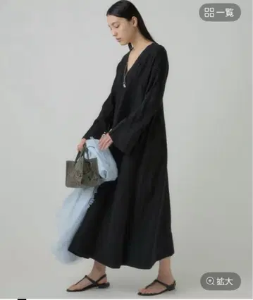 알파카 린넨 카프카 원피스