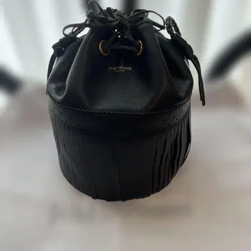 JandM DAVIDSON 가죽 프린지 복조리 백