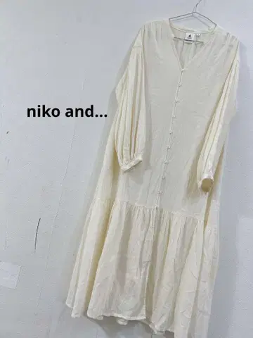 니코앤드 쉬폰 원피스 코튼 100%