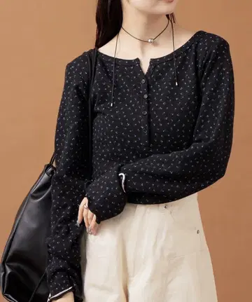 mystic 작은 꽃 헨리 롱티 블랙