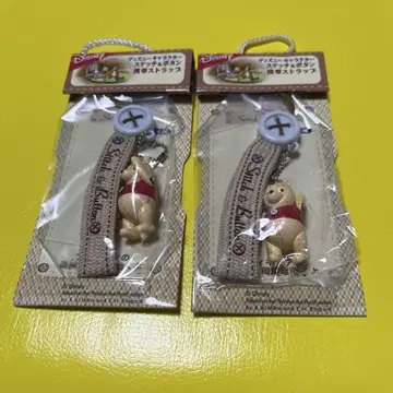 푸우 스트랩 포함 피규어 2개 세트