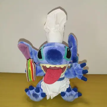 스티치 셰프 봉제 인형 쿠킹 셰프 약 25cm 디즈니 스토어