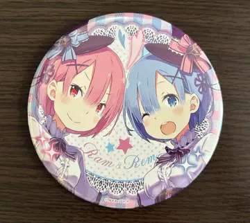 리제로 라쿠텐 컬렉션 라무&렘 스탠드 포함 빅 캔뱃지 복권