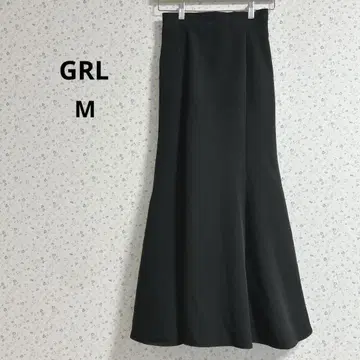 a555 그레일 [ M ] 머메이드 롱 스커트 슬림 밑단 플레어