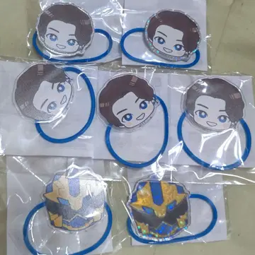 가오가오가오 머리끈 고쥬우쟈 화이트 야리쿠오 레온 세트