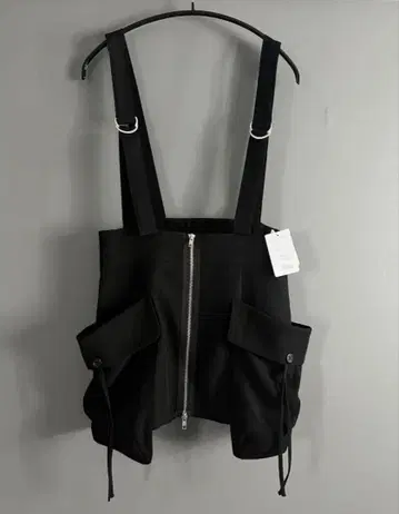 CFT 빅 포켓 스커트 베스트(BLACK)