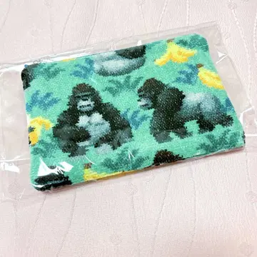 미사용 새상품 페이러 러브러리 우호호 고릴라 플랫 파우치