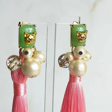컬러풀 태슬 귀걸이