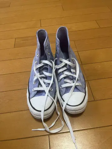 Converse 하이컷 스니커즈 퍼플 24cm