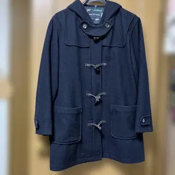 네이비 더플 코트
