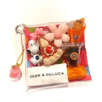 가챠 파우치 DEAN & DELUCA 스누피 산마르크 카페