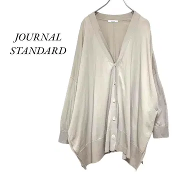 JOURNAL STANDARD 하이 트위스트 코튼 판초 가디건