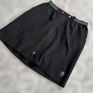 CASTELBAJACSPORT 블랙 지퍼 스커트 여성용 골프웨어