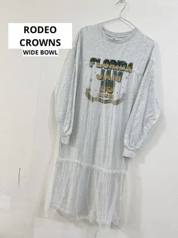 로데오 크라운 원피스 튜닉 롱T