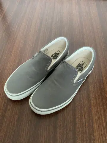 Vans 슬립온 그레이 캔버스