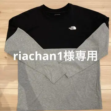 THE NORTH FACE 긴팔 티셔츠 블랙/그레이