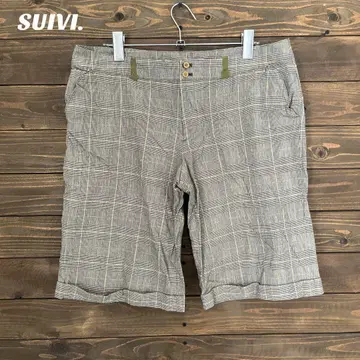 [ SUIVI. ] 온워드 카시야마 체크 무늬 숏팬츠 L