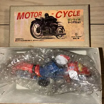 양철 완구 오토바이 태엽 삼행 제작소 쇼와 레트로