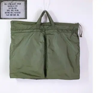70s 1970년 미군 실물 헬멧 백 브라스 지퍼 빈티지