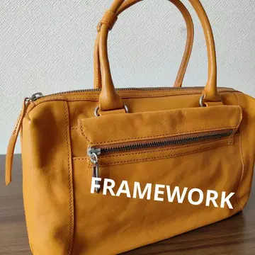 프레임워크 FRAMEWORK 가죽 핸드백 브라운 계열