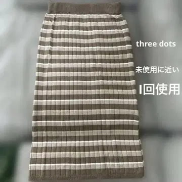 [1회 사용] 컨디션 최상 three dots 니트 스커트