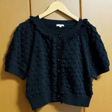 투 비 시크 블랙 숏 가디건 볼레로 가을 봄 빅 사이즈