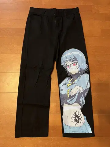 HUNTER x HUNTER 시즈쿠 프린트 청바지