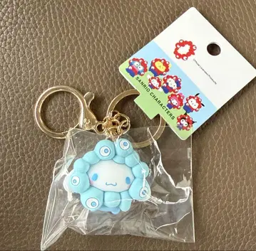 산리오 미야쿠미야쿠 변신 입체 마스코트 컬러 키링 시나모롤