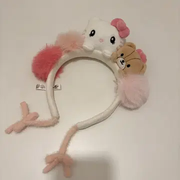 키티 타이니참 폼폼 머리띠