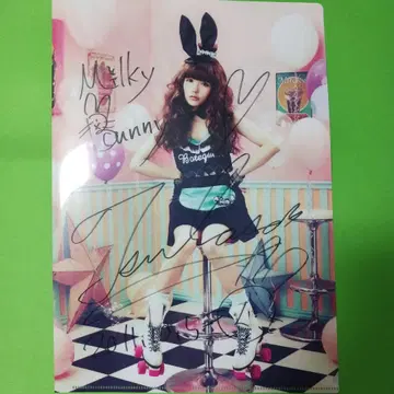 마스와카 츠바사(milky bunny) 친필 사인 클리어 파일
